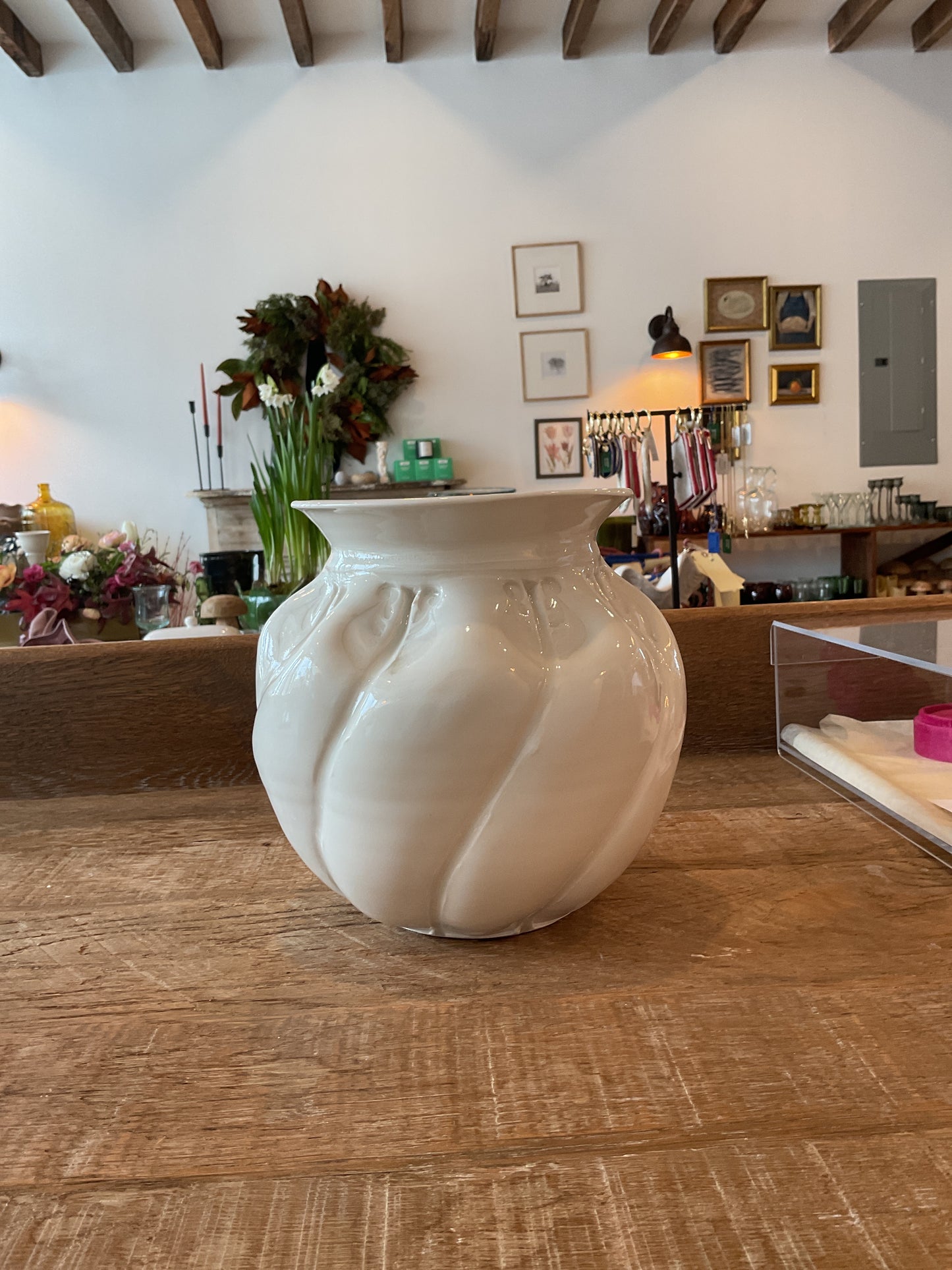 Sentiment Pottery Vase