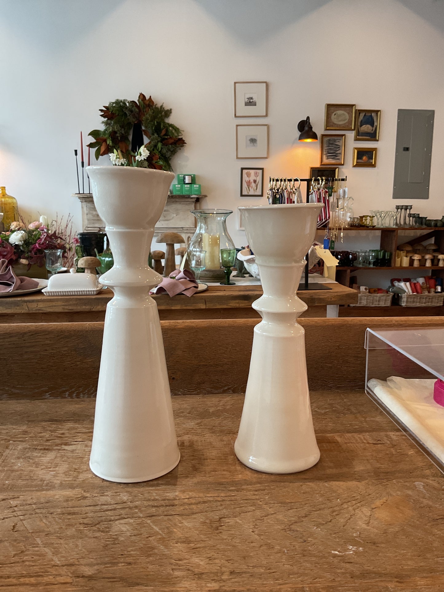 Sentiment Pottery Candle Holder