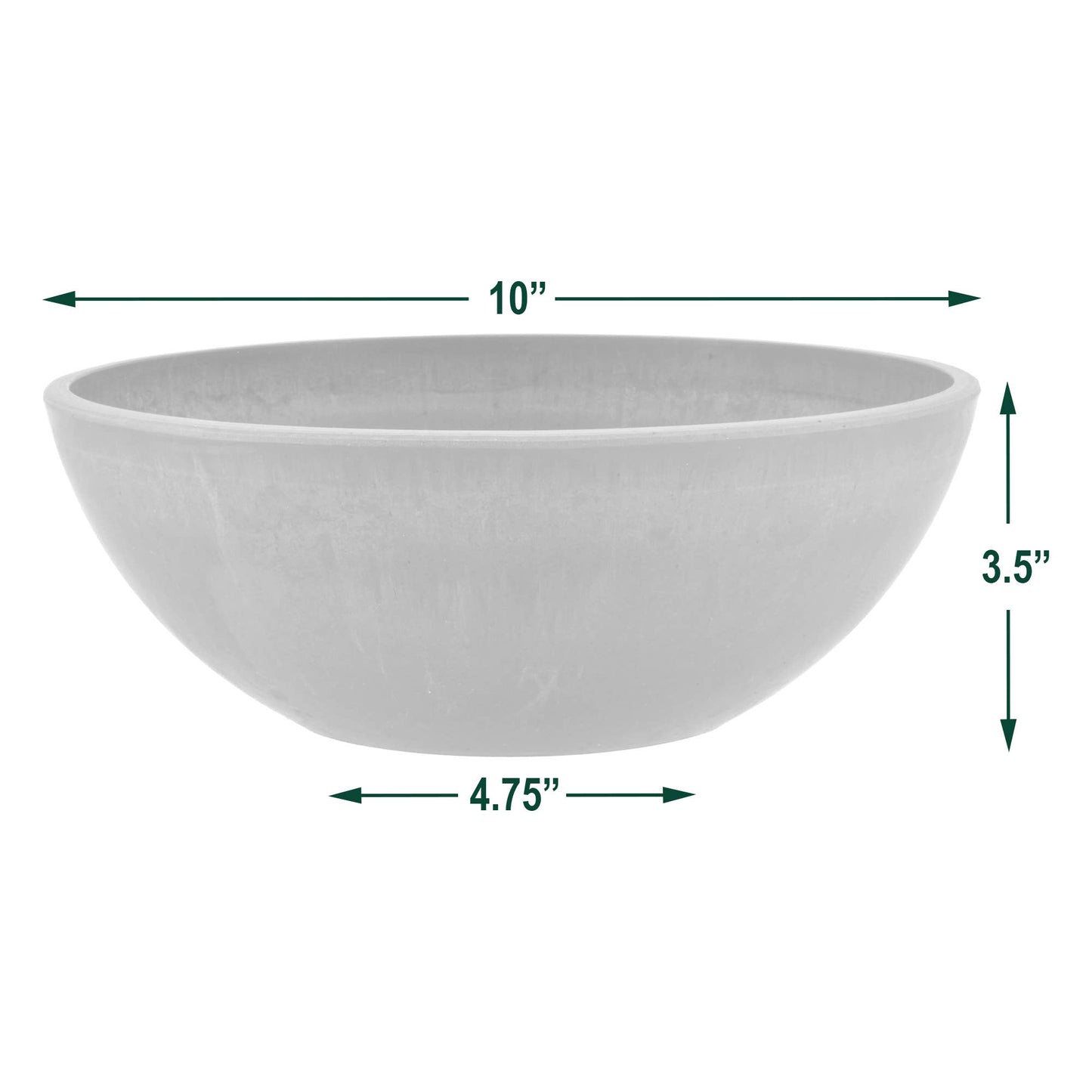10-inch garden bowl from the PSW pot collection by Arcadia garden products