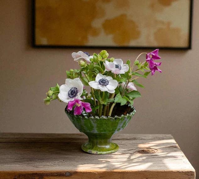 Tamegroute Fruit Bowl or Planter – Handmade Moroccan Pottery