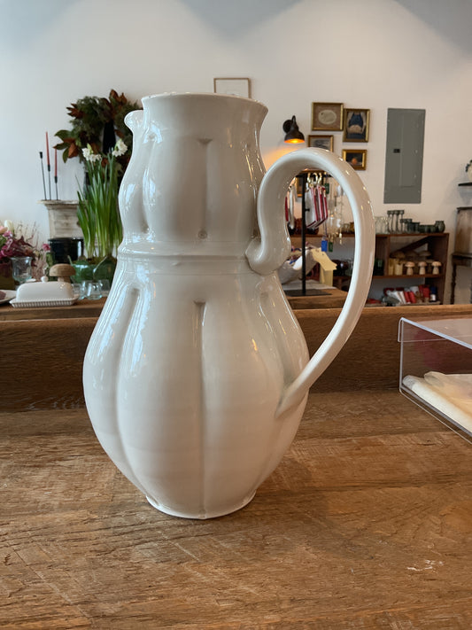 Sentiment Pottery Pitcher