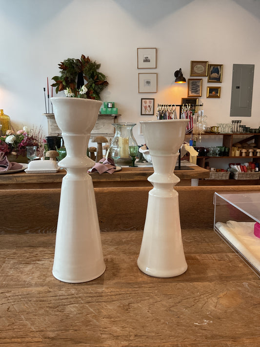 Sentiment Pottery Candle Holder
