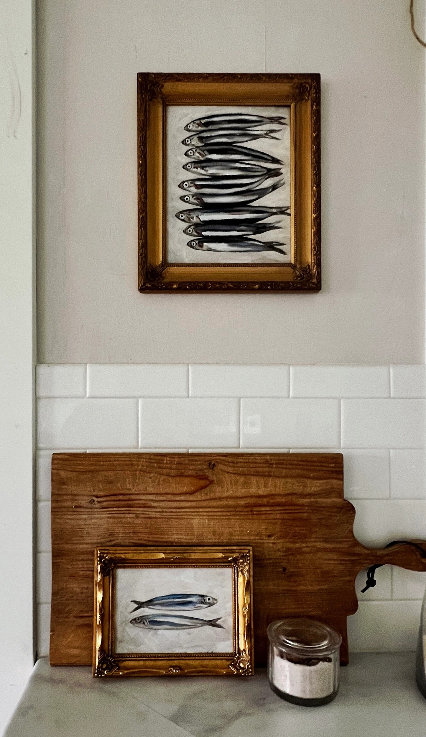 Sardines II - Framed Art Print