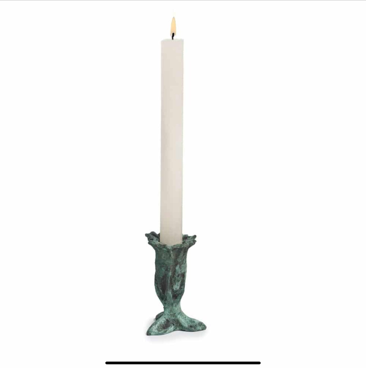 Bronze Campanula Candlestick