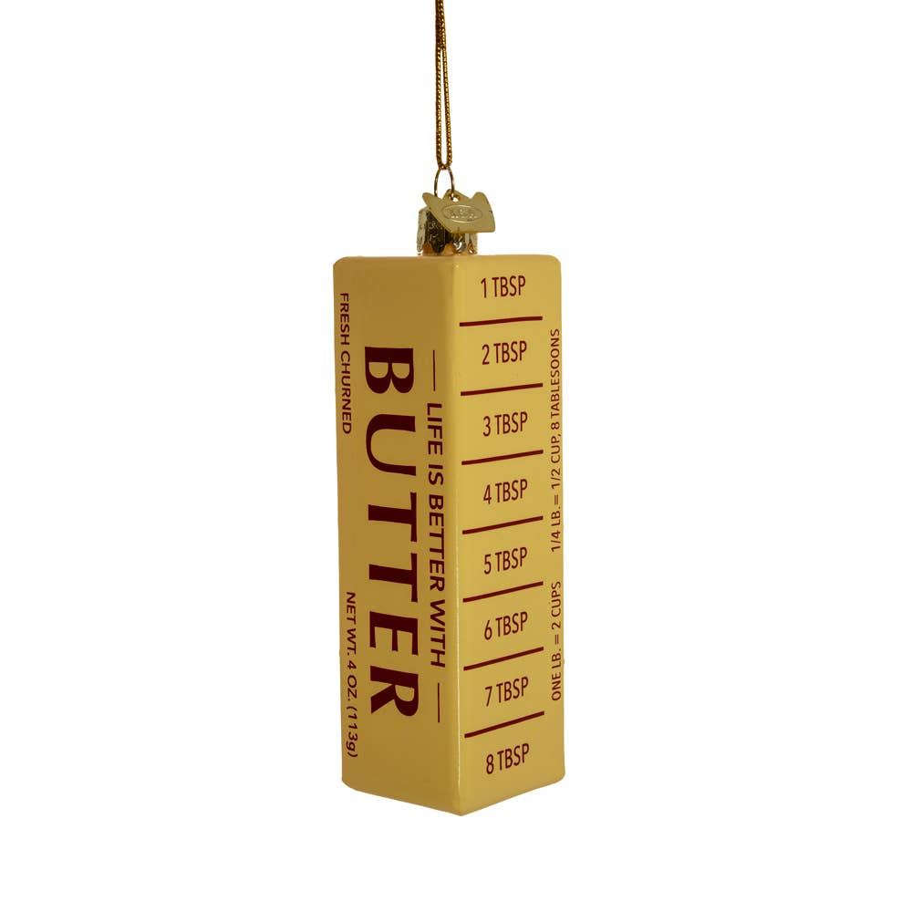 4.25"NOBLE GEMS BUTTER STICK ORNAMENT