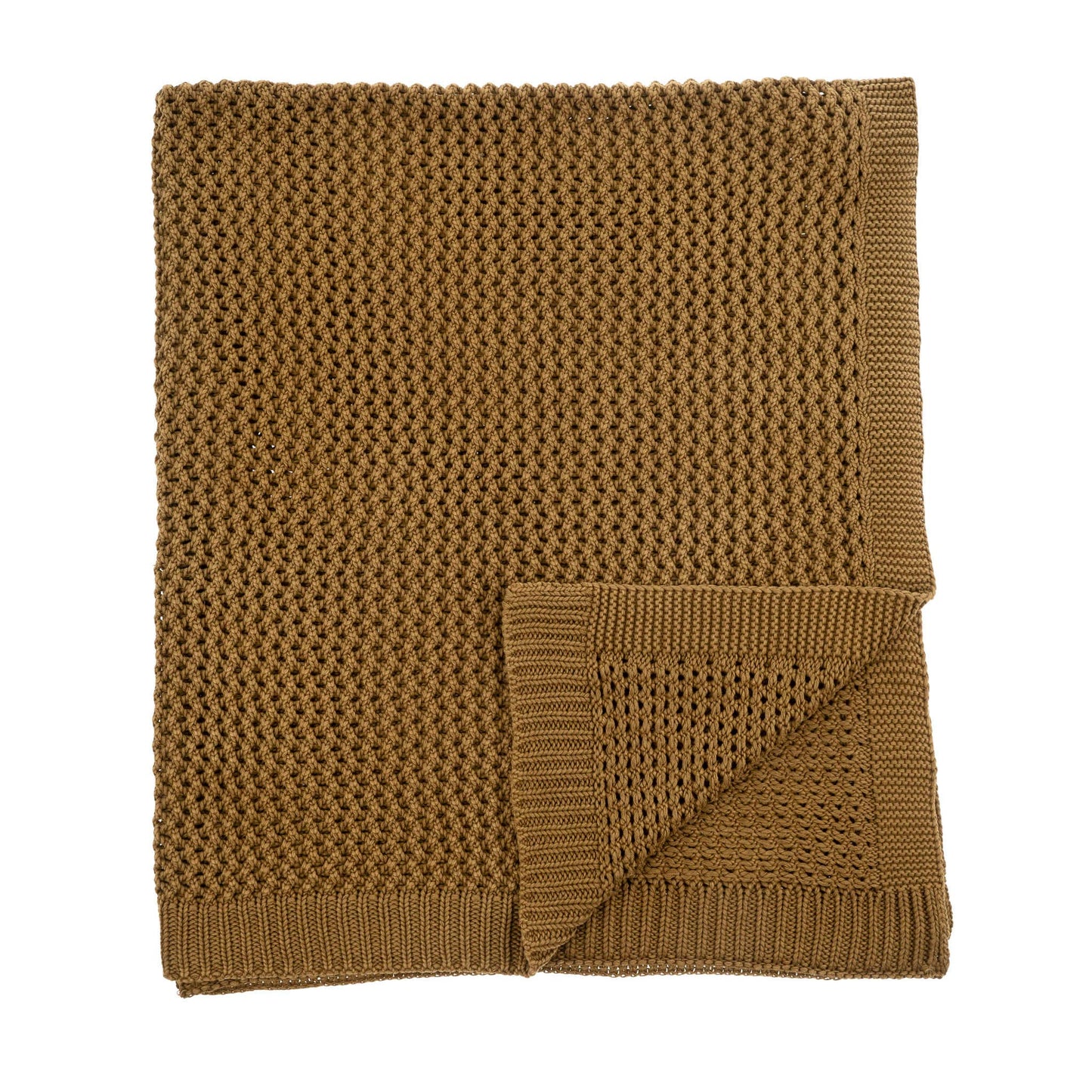 Chunky Knit Throw, Olive