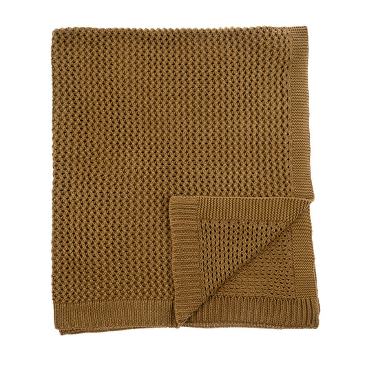 Chunky Knit Throw, Olive