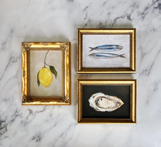 Sardines II - Framed Art Print