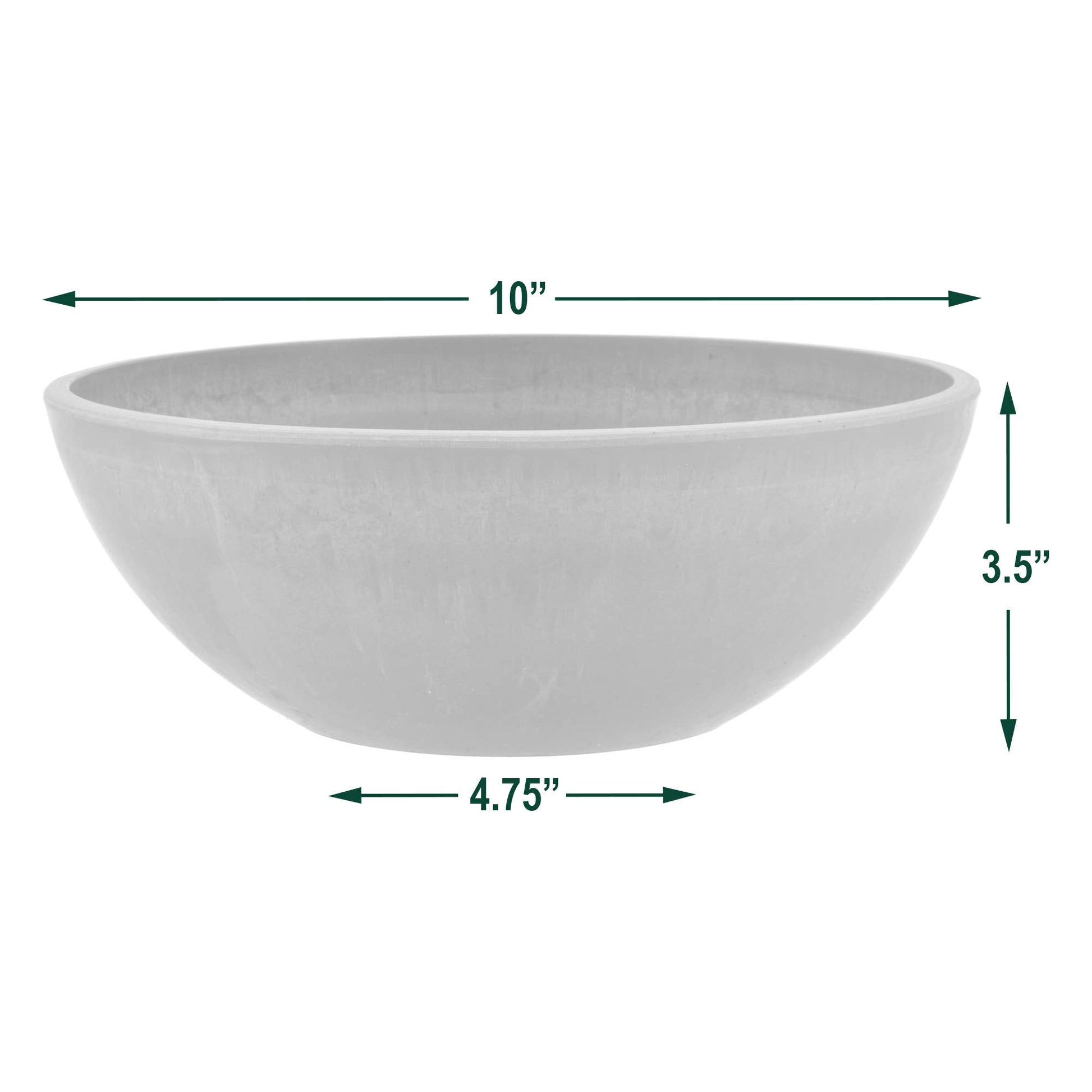 10-inch garden bowl from the PSW pot collection by Arcadia garden products