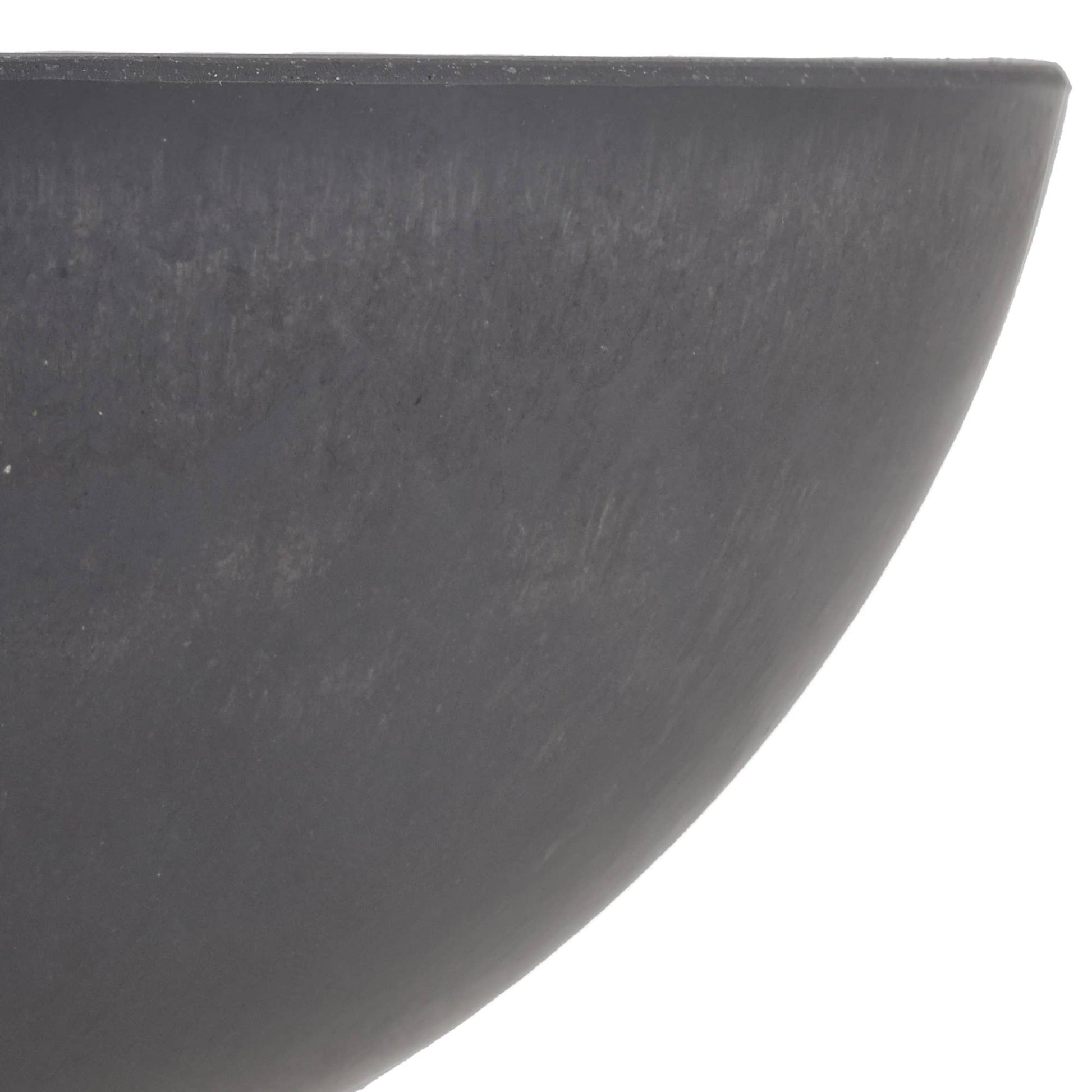 Close-up from the garden bowl in dark charcoal color from the PSW pot collection from Arcadia garden products